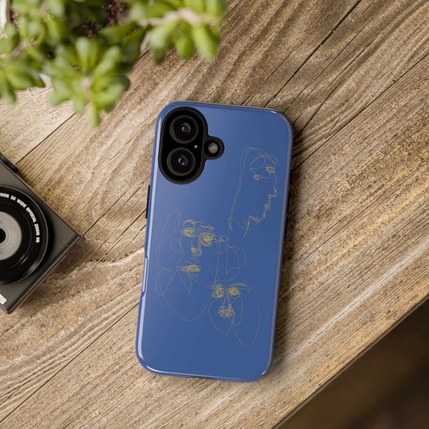 Artistic Phone Case, Abstract Line Art, Trendy Cell Phone Cover, Unique Phone Accessory, Gifts for Art Lovers, Stylish Design