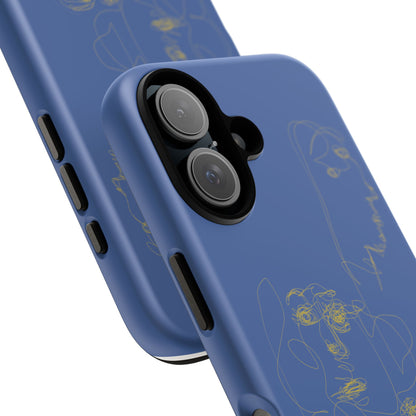 Artistic Phone Case, Abstract Line Art, Trendy Cell Phone Cover, Unique Phone Accessory, Gifts for Art Lovers, Stylish Design