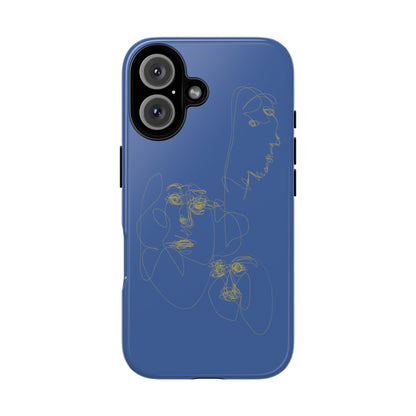 Artistic Phone Case, Abstract Line Art, Trendy Cell Phone Cover, Unique Phone Accessory, Gifts for Art Lovers, Stylish Design